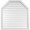 Ekena Millwork Octagonal Top Surface Mount PVC Gable Vent w/ 2"W x 1-1/2"P Brickmould Frame, 36"W x 38"H GVPOT36X3802SF - alternate 1
